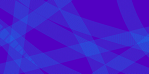 Abstract glowing circle lines on dark blue background. Geometric stripe line art design. Modern shiny blue lines. Futuristic technology concept