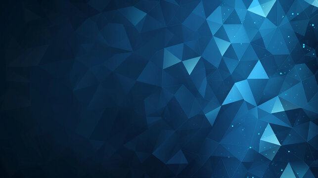 Light blue & dark blue geometric background vector presentation design. PowerPoint and Business background.