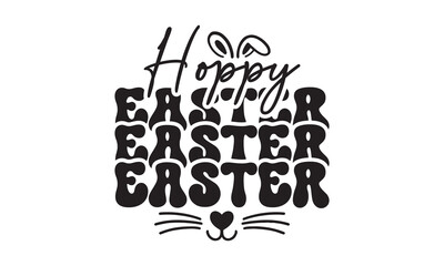 Hoppy easter svg,easter svg,bunny svg,happy easter day svg t-shirt design Bundle,Retro easter svg,funny easter svg,Printable Vector Illustration,Holiday,Cut Files Cricut,Silhouette,png,Bunny face