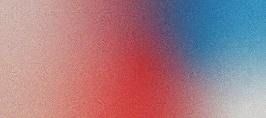 Simple editable vector grain wheat, red, blue and white gradient color effect banner background