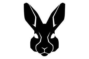 black   rabbit, Rabbit Logo, Rabbit images, Editable Rebit Logo  Isolated Rebit Symbol in Editable File
