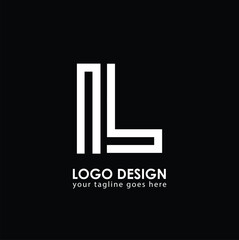 NB NB Logo Design, Creative Minimal Letter NB NB Monogram