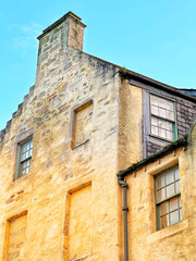 Fototapeta na wymiar Residential houses in Ayr, Scotland