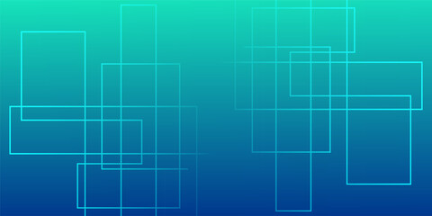 Digital technology futuristic internet network connection blue green background, abstract cloud cyber information communication, Ai big data, innovation future tech, lines dots illustration 3d vector