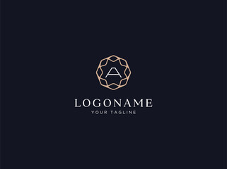luxury ornament logo design vector template