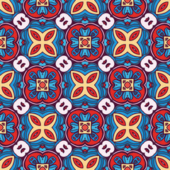 indian block abstract flower  pattern wallpaper, fabric
