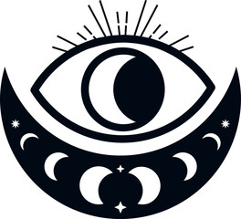 Minimal Mysthical Theme Illustration