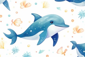 dolphin in the sea