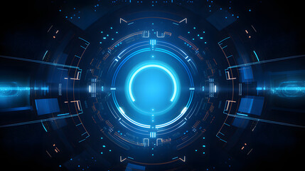 Fototapeta premium Abstract technology background Hi-tech communication concept futuristic digital innovation background vector illustration