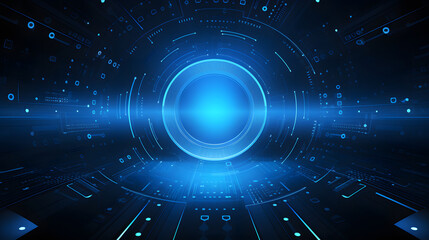 Obraz premium Abstract technology background Hi-tech communication concept futuristic digital innovation background vector illustration