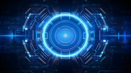 Obraz premium Abstract technology background Hi-tech communication concept futuristic digital innovation background vector illustration