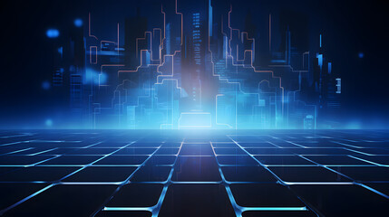 Abstract technology background Hi-tech communication concept futuristic digital innovation background vector illustration