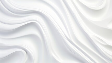 A white colored background is present in the texture of cosmetic cream.