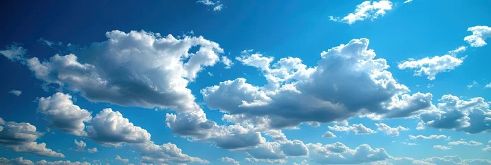 Zelfklevend Fotobehang Cloudy blue sky © Brian