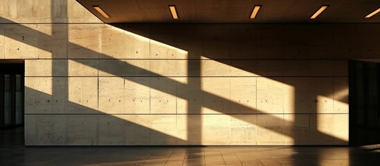 Captivating Sunlight, Enigmatic Shadows, and Striking Modern Architecture Grace this Building's Walls