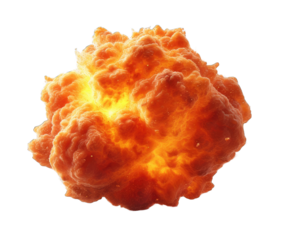 burning match isolated on black