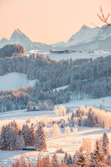 Winter Sunrise in Switzerland