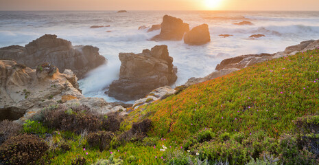Küste, Big Sur, Cabrillo Highway 1, Kalifornien, USA