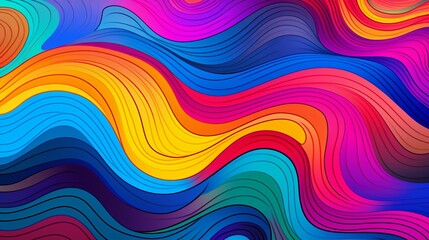A background design that is colorful and psychedelic.