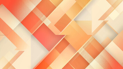 Pastel orange, peach, & custard abstract shape background vector presentation design. PowerPoint and Business background. - obrazy, fototapety, plakaty