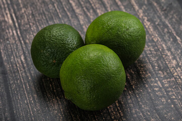 Green sour tropical Lime fruit