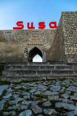 The old castle in the ancient city of Shusha, Azerbaijan