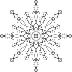 Vector Mandala Coloring Pages & Books