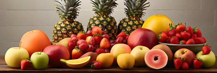 Exquisite Array of Fresh, Ripe Fruits: An Ode to Nature's Bounty