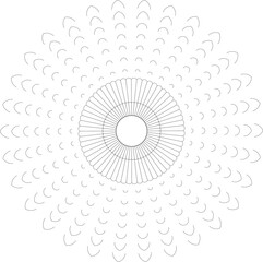 Vector Mandala Coloring Pages & Books