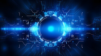 Fototapeta premium Abstract technology background Hi-tech communication concept futuristic digital innovation background vector illustration