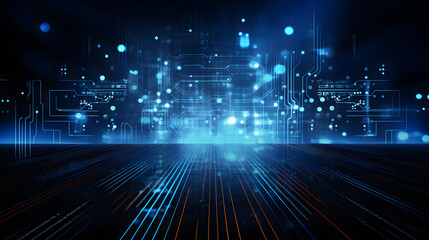 Abstract technology background Hi-tech communication concept futuristic digital innovation background vector illustration