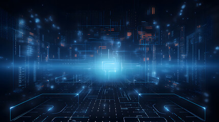 Abstract technology background Hi-tech communication concept futuristic digital innovation background vector illustration