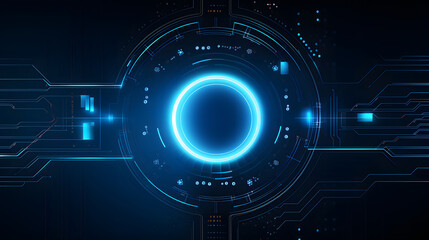 Obraz premium Abstract technology background Hi-tech communication concept futuristic digital innovation background vector illustration