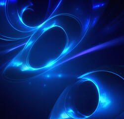 Futuristic background with lights. Technology Backdrop. Flyer, card design. Innovative template. Banner for presentation or product. Futurism theme