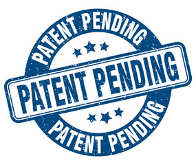 patent pending stamp. patent pending label. round grunge sign