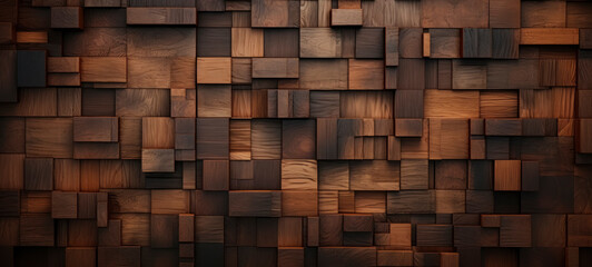 Varied Wooden Textured Wall Background