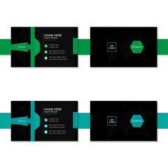 new business card design for modern business