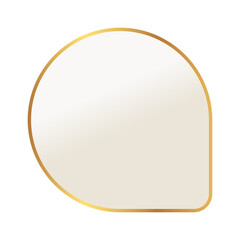 gold round frame background
