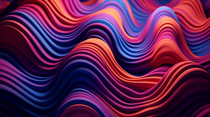 Dynamic fluid waves in a visual experience