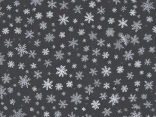 Snowflake texture on a black background