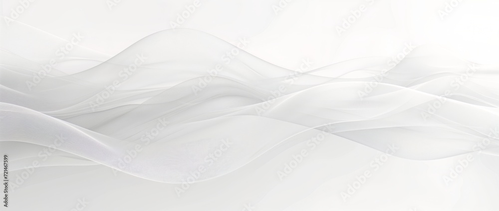 Wall mural abstract wavy lines on a light background futuristic technology illustration design the pattern of t