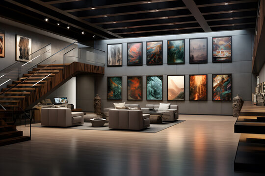 art gallery room