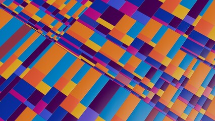 colorful rectangles pattern