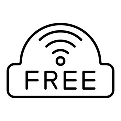 Free wifi Icon