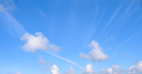 Design element, light blue tropical sky