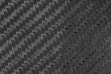 Carbon fiber texture. Abstract seamless black pattern. Modern technology background