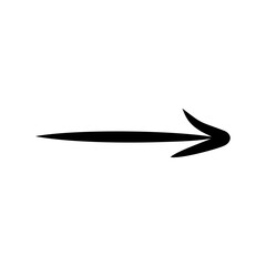 hand arrow icon vector design in trendy style