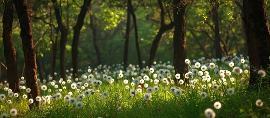 Fluffy Blowballs Dance in Late Spring at Dandeli