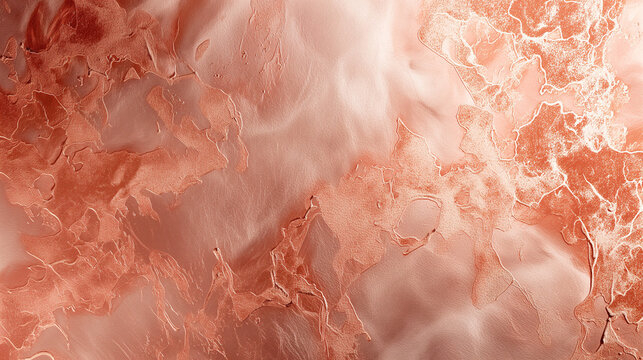 Metallic rose gold background, shimmering and luxurious
