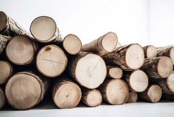 Fototapeta premium stack of firewood